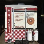 Mini Donut Trailer Wrap Food Cart