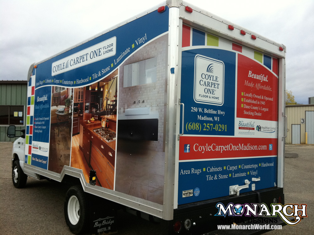 Monarch Box Truck Wrap Madison