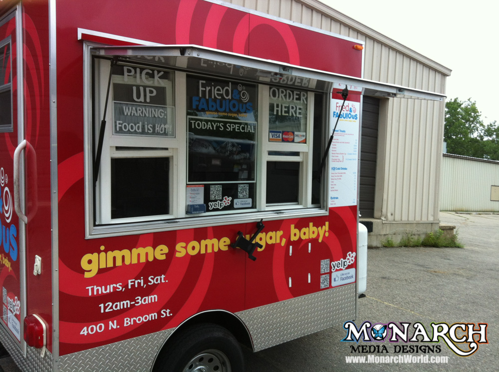 Food Cart Wraps And Graphics Monarch Media Designs