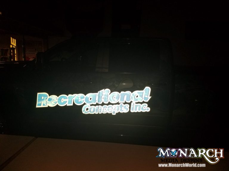 Reflective Vehicle Graphics ⋆ Monarch Media Designs ⋆ Madison, WI
