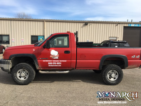 Alts Tree Service Red Truck Graphics