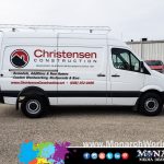Christensen Construction Van Vinyl Graphics