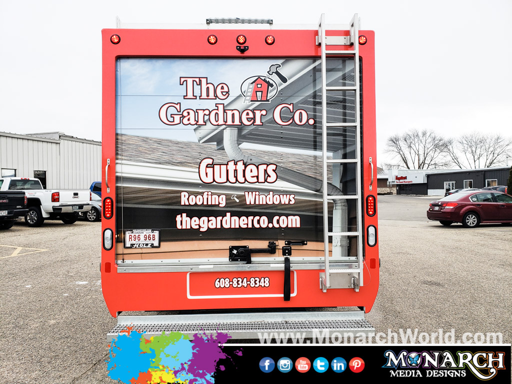 Gardner Company Box Truck Wrap Cab