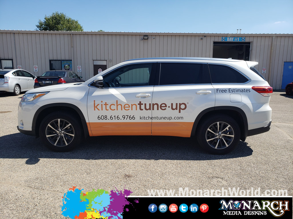 Kitchen Tune Up Suv Partial Wrap Graphics