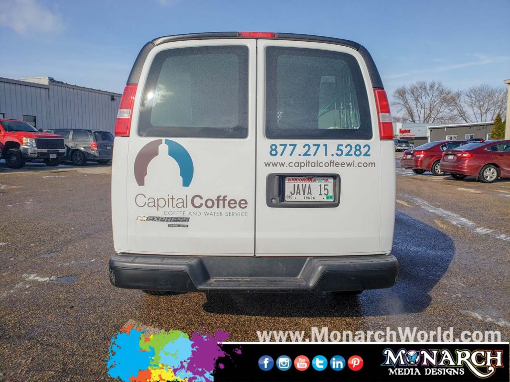 Capital Coffee Van Graphics