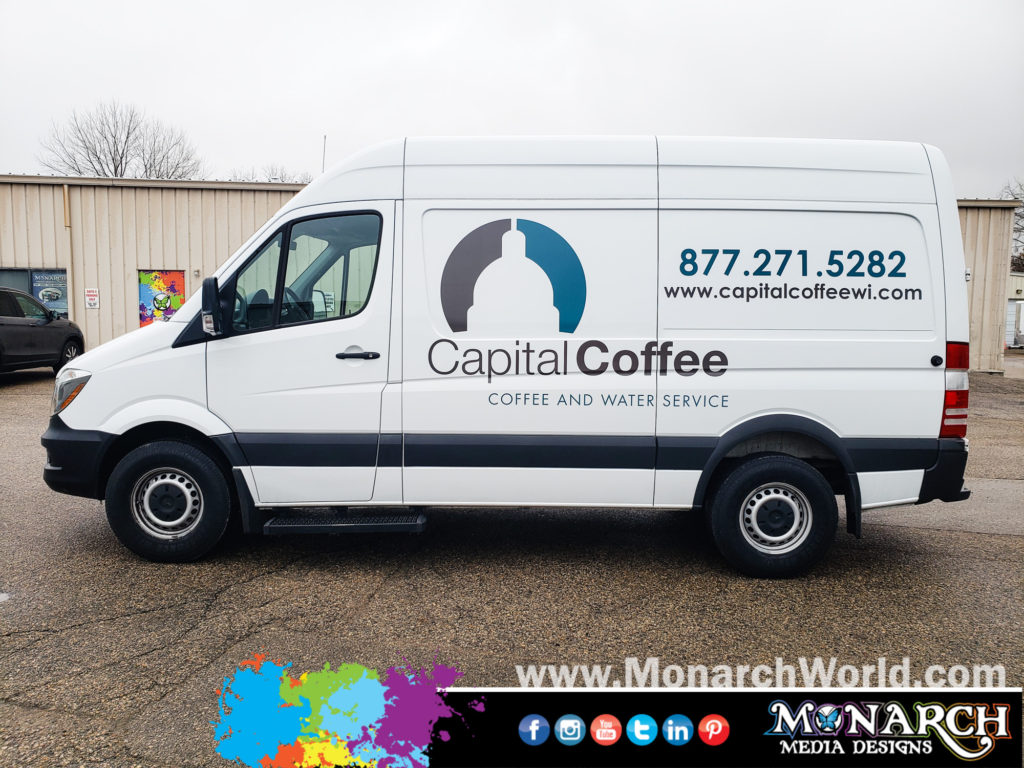 Capital Coffee Van Vinyl Grpahics