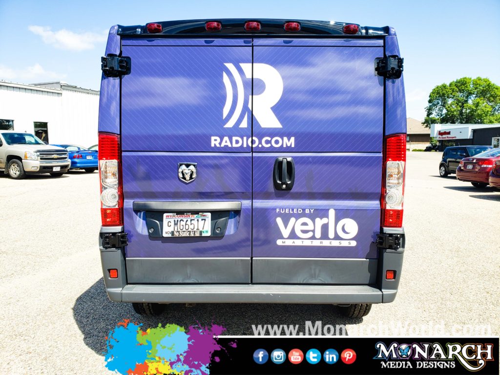 Radio Com Van Wrap