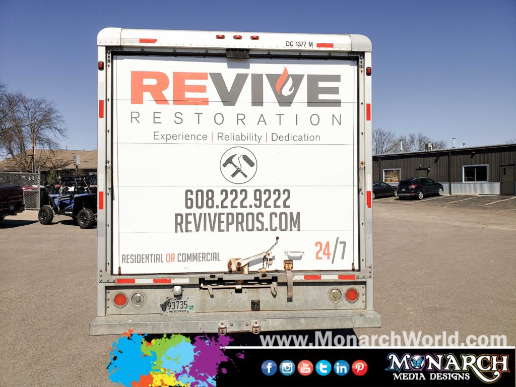 Revive Restoration Box Truck Graphics