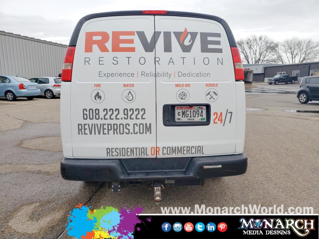 Revive Restoration Van Wrap