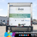 River Food Pantry Partial Box Truck Wrap