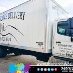 White Glove Delivery Truck Vinyl Graphic