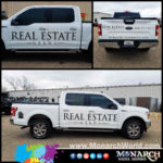 Real Estate Nerds Truck Graphics Collage