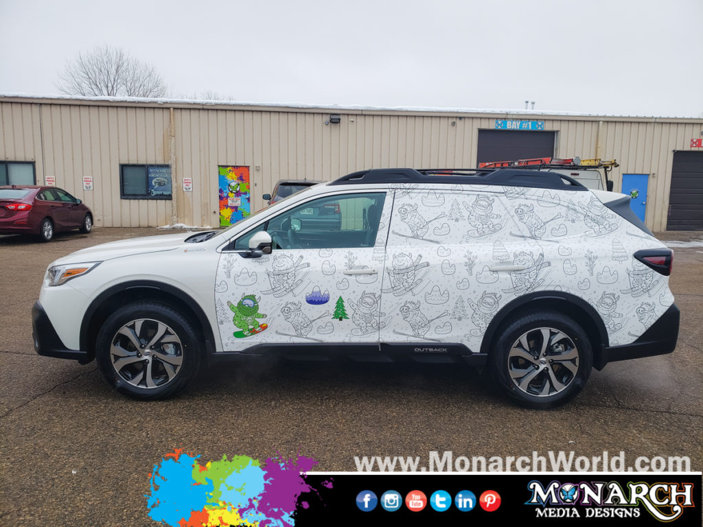 Winterfest Wrapped Vehicle
