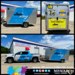 Janiking Trailer Color Change Full Wrap Collage