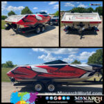 Red White Boat Wrap Collage
