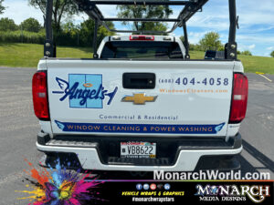 Angels Window Cleaning Truck Graphics Wrap Monarch Madison Gallery