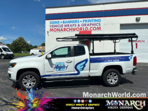 Angels Window Cleaning Truck Graphics Wrap Monarch Madison Gallery