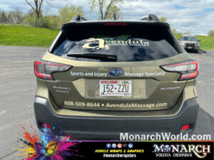 Avendula Massage Vinyl Graphics Monarch Madison Gallery