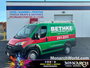 Bethke Van Full Wrap Monarch Madison Gallery