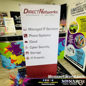 Direct Networks X Banner With Stand Monarch Madison Gallery
