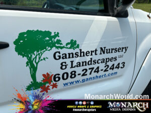Ganshert Nursery Full Color Truck Graphics Monarch Madison Gallery