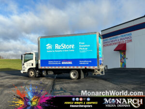 Habitat Restore Box Truck Wrap Monarch Madison Gallery