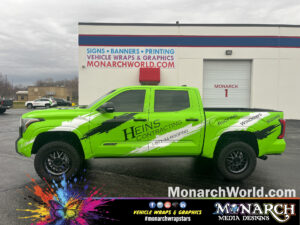 Heins Green Full Truck Wrap Monarch Madison Gallery