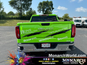 Heins Green Truck Full Wrap Monarch Madison Gallery