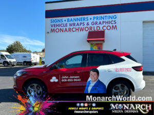 Jake State Farm Car Partial Wrap Graphics Monarch Madison Gallery