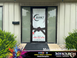 Journey Door Perforated Window Graphics Monarch Madison Gallery