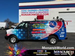 Just In Time Refrigeration Van Wrap Monarch Madison Gallery