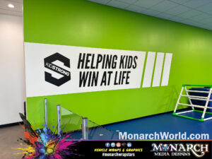 Kidstrong Wall Graphics Wraps Posters Installation Monarch Madison Gallery