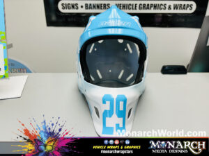 Madison Capitols Hockey Goalie Helmet Mask Wrap Monarch Madison Gallery