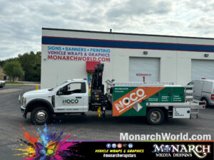 Noco Service Truck Partial Wrap Monarch Madison Gallery