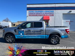 Plumbers Partial Truck Graphics Wrap Monarch Madison Gallery