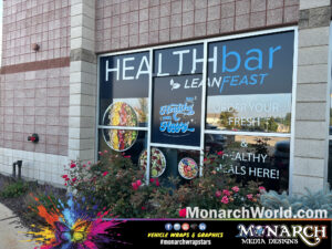 Princeton Club West Health Bar Window Graphis Wrap Monarch Madison Gallery