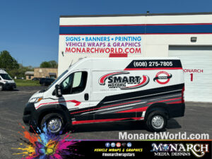Smart Motors Van Partial Wrap Graphics Monarch Madison Gallery