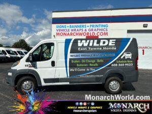 Wilde Honda Van Partial Wrap Monarch Madison Gallery