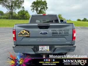 Wisconsin Quality Roofing Truck Graphics Monarch Madison Gallery